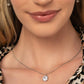 Pronged Premiere - White - Paparazzi Necklace Image
