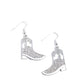Boot Scootin Bling - White - Paparazzi Earring Image