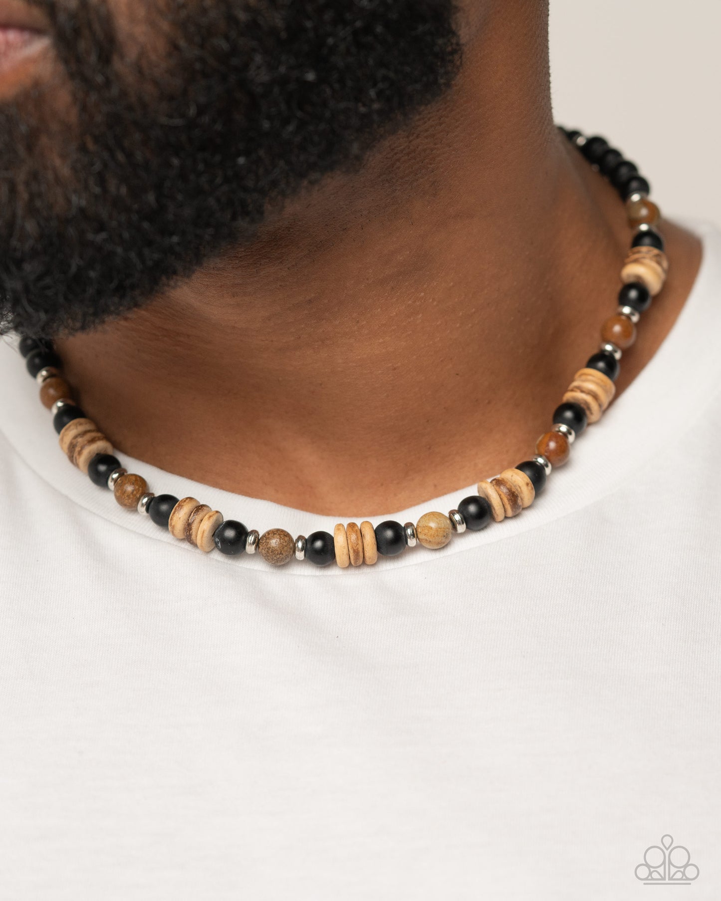 Sand of the Sonoran - Black - Paparazzi Necklace Image