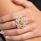 Pleasant Petals - Yellow - Paparazzi Ring Image