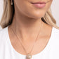 Bedazzled Bravado - Rose Gold - Paparazzi Necklace Image