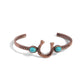 Horseshoe Habit - Copper - Paparazzi Bracelet Image