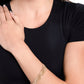 By a Show of STRANDS - Gold - Paparazzi Bracelet Image