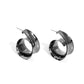 Curly Cadence - Black - Paparazzi Earring Image