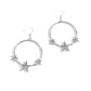 Let SPARKLE Ring! - Silver - Paparazzi Earring Image