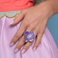 Petal Pact - Purple - Paparazzi Ring Image