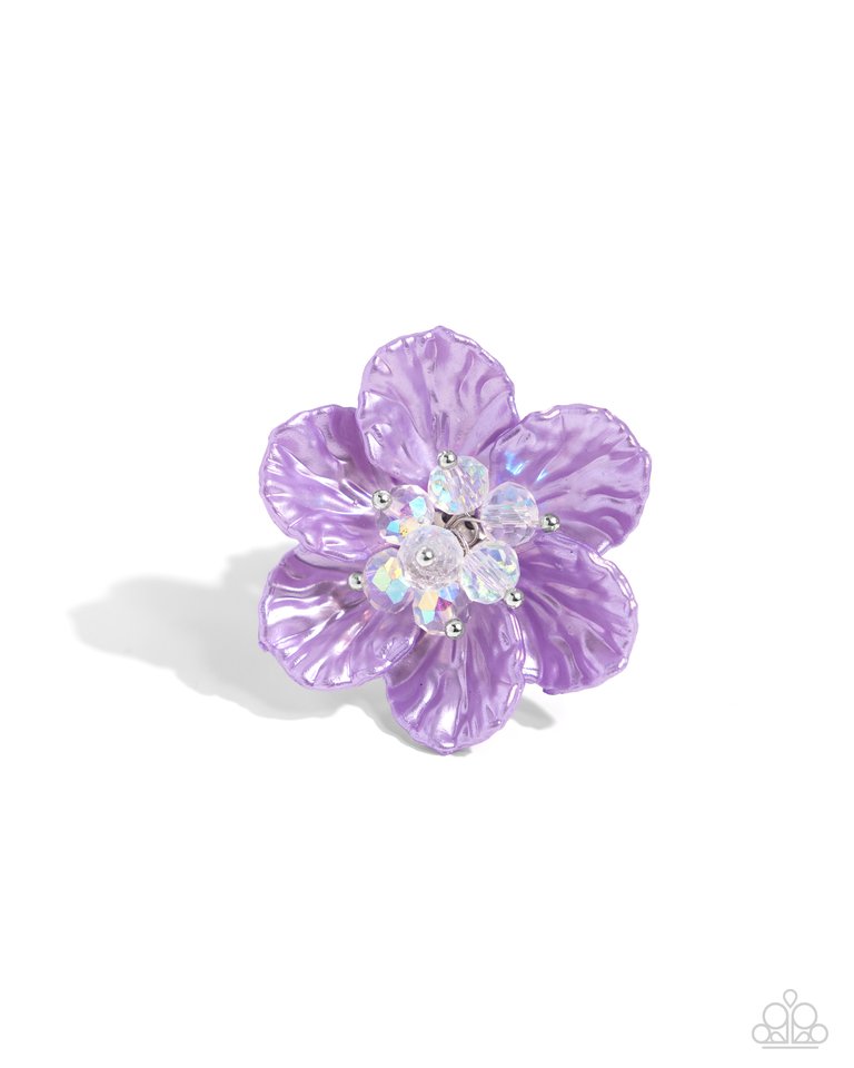 Petal Pact - Purple - Paparazzi Ring Image