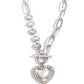 Soft-Hearted Style - White - Paparazzi Necklace Image