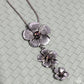 Wallflower Whimsy - Purple - Paparazzi Necklace Image