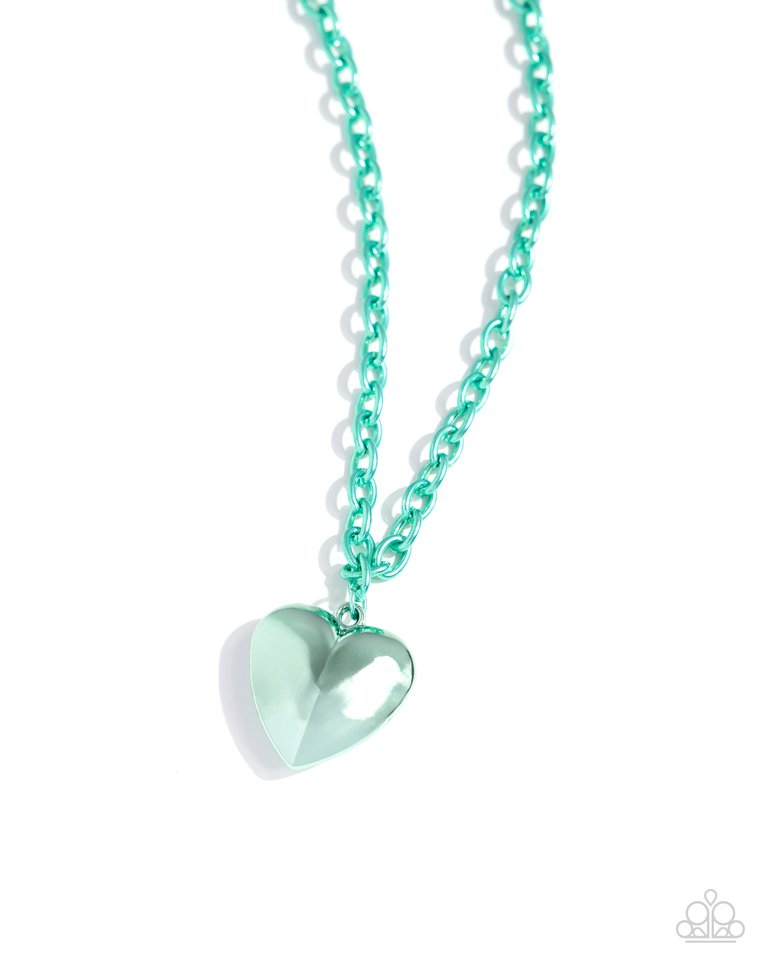 Loving Luxury - Green - Paparazzi Necklace Image