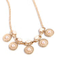 Alluring Ambience - Gold - Paparazzi Necklace Image