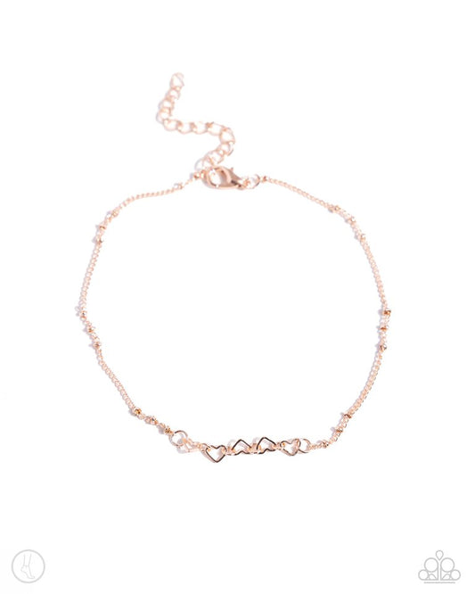 Satellite Shimmer - Rose Gold - Paparazzi Bracelet Image