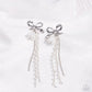 Garden Gain - White - Paparazzi Earring Image