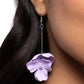 Plentiful Petals - Purple - Paparazzi Earring Image