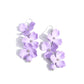 Plentiful Petals - Purple - Paparazzi Earring Image