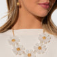 Pastel Promenade - White - Paparazzi Necklace Image