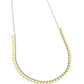 Colored Cadence - Yellow - Paparazzi Necklace Image