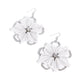 Refined Recognition - White - Paparazzi Earring Image