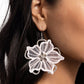 Refined Recognition - White - Paparazzi Earring Image