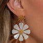 Poetically Pastel - White - Paparazzi Earring Image