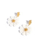 Poetically Pastel - White - Paparazzi Earring Image