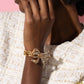 Its All A-BOW-t Me - Gold - Paparazzi Bracelet Image