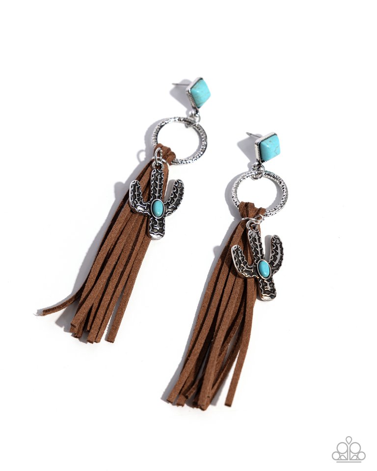 Southwestern Season - Brown - Paparazzi Earring Image