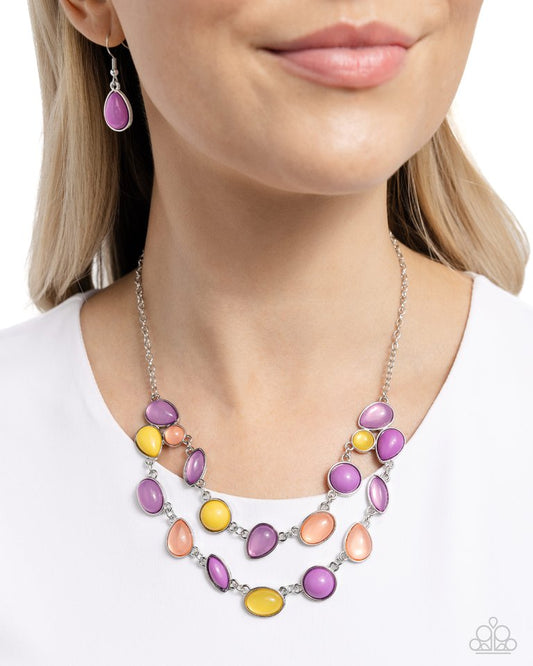 Variety Vogue - Purple - Paparazzi Necklace Image