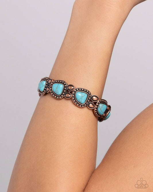 Harmonious Headliner - Copper - Paparazzi Bracelet Image