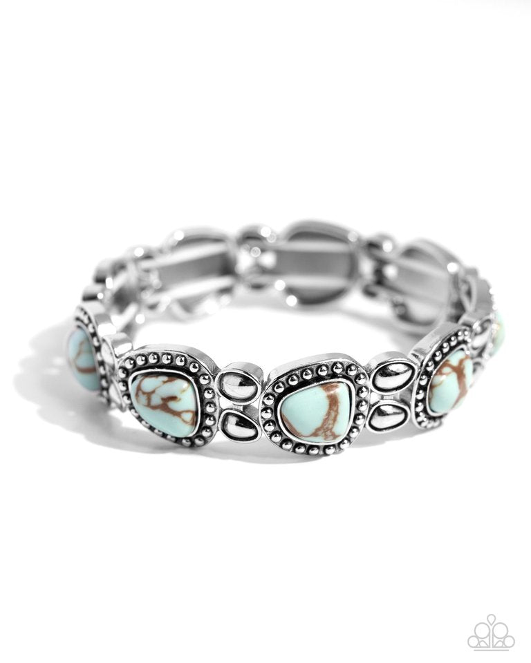 Harmonious Headliner - Blue - Paparazzi Bracelet Image