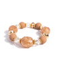 Sweetly Shattered - Brown - Paparazzi Bracelet Image