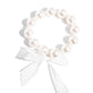 Girly Glam - White - Paparazzi Bracelet Image