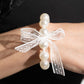 Girly Glam - White - Paparazzi Bracelet Image