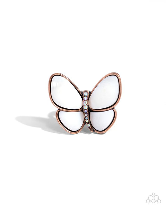 Aerial Admiration - Copper - Paparazzi Ring Image