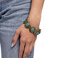 Textured Tribute - Brass - Paparazzi Bracelet Image