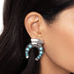 Harmonious Horseshoe - Blue - Paparazzi Earring Image