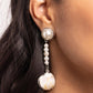 Oceanic Occasion - White - Paparazzi Earring Image