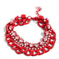 Colorful Canvas - Red - Paparazzi Bracelet Image