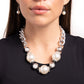 Generously Glossy - White - Paparazzi Necklace Image