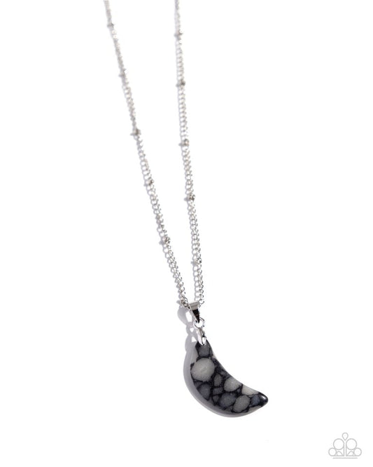 Lunar Lesson - Black - Paparazzi Necklace Image