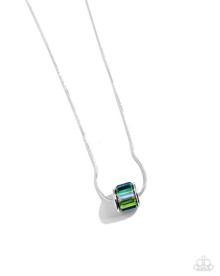 Paparazzi Necklace ~ Warden Wheel - Green – Paparazzi Jewelry
