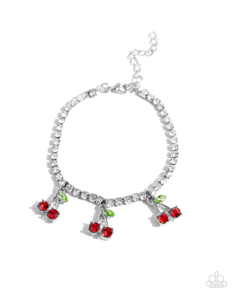 Candid Cherries - Red - Paparazzi Bracelet Image