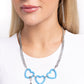 Heart Homage - Blue - Paparazzi Necklace Image