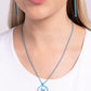 Abstract ASL - Blue - Paparazzi Necklace Image