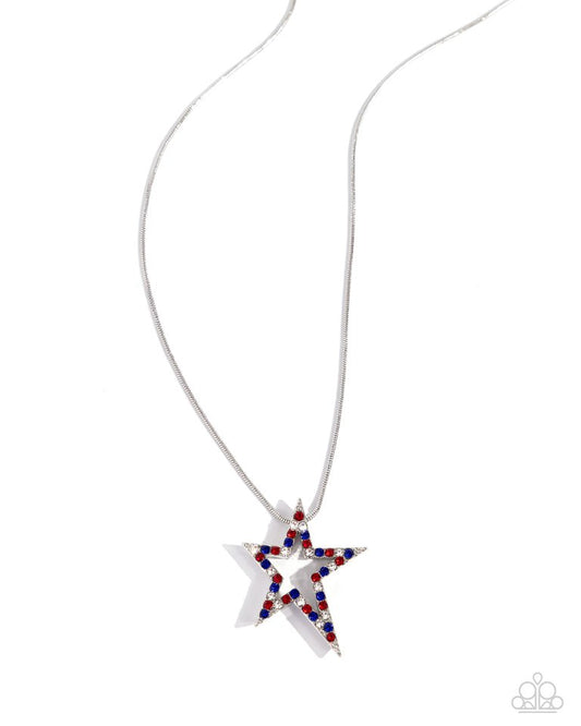 Patriotic Passion - Multi - Paparazzi Necklace Image