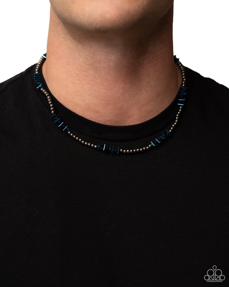 Unforgettably Urban - Blue - Paparazzi Necklace Image