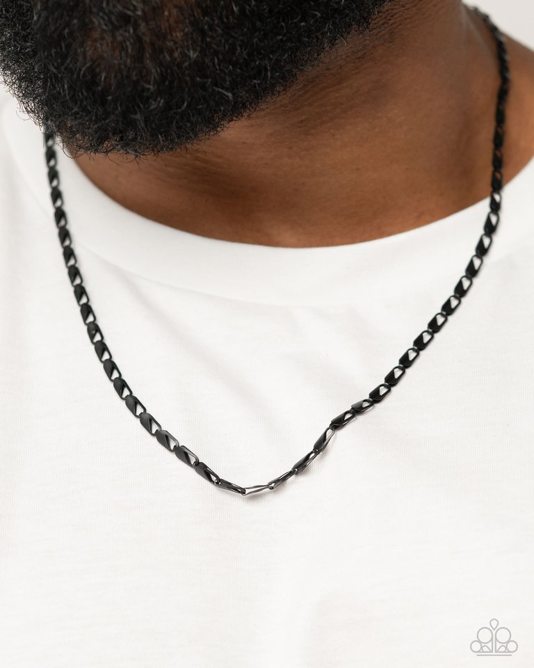 Casually Charged - Black - Paparazzi Necklace Image