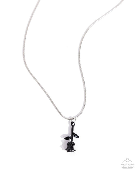 Tippy ROSE - Black - Paparazzi Necklace Image