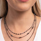 Luxe Layers - Black - Paparazzi Necklace Image