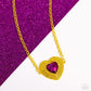 Locket Leisure - Yellow - Paparazzi Necklace Image